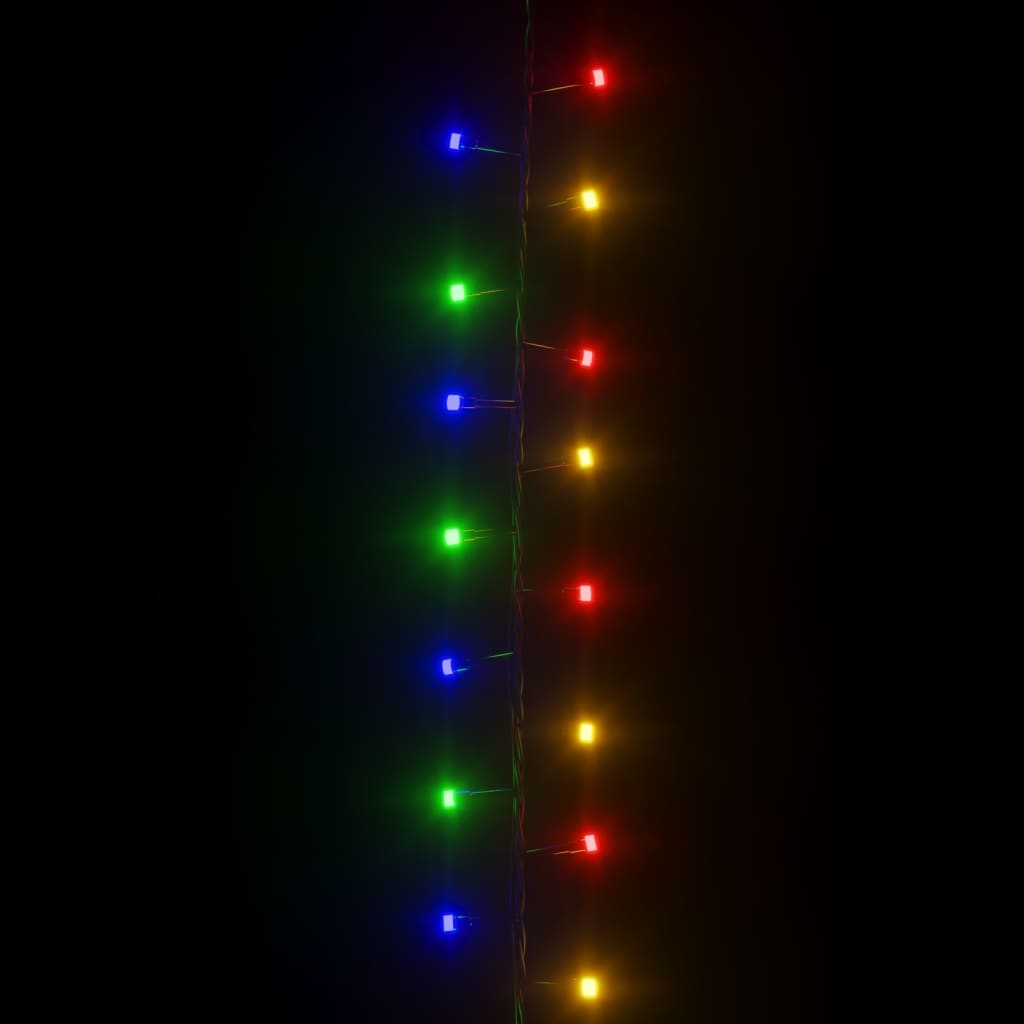 kompakt LED-lyskæde 1000 LED'er 25 m PVC flerfarvet lys