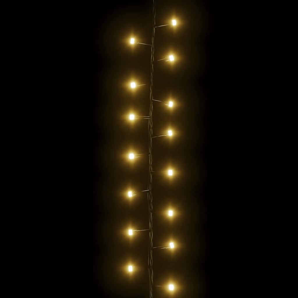 kompakt LED-lyskæde 2000 LED'er 45 m PVC varmt hvidt lys