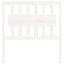 sengegærde 95,5x4x100 cm massivt fyrretræ hvid