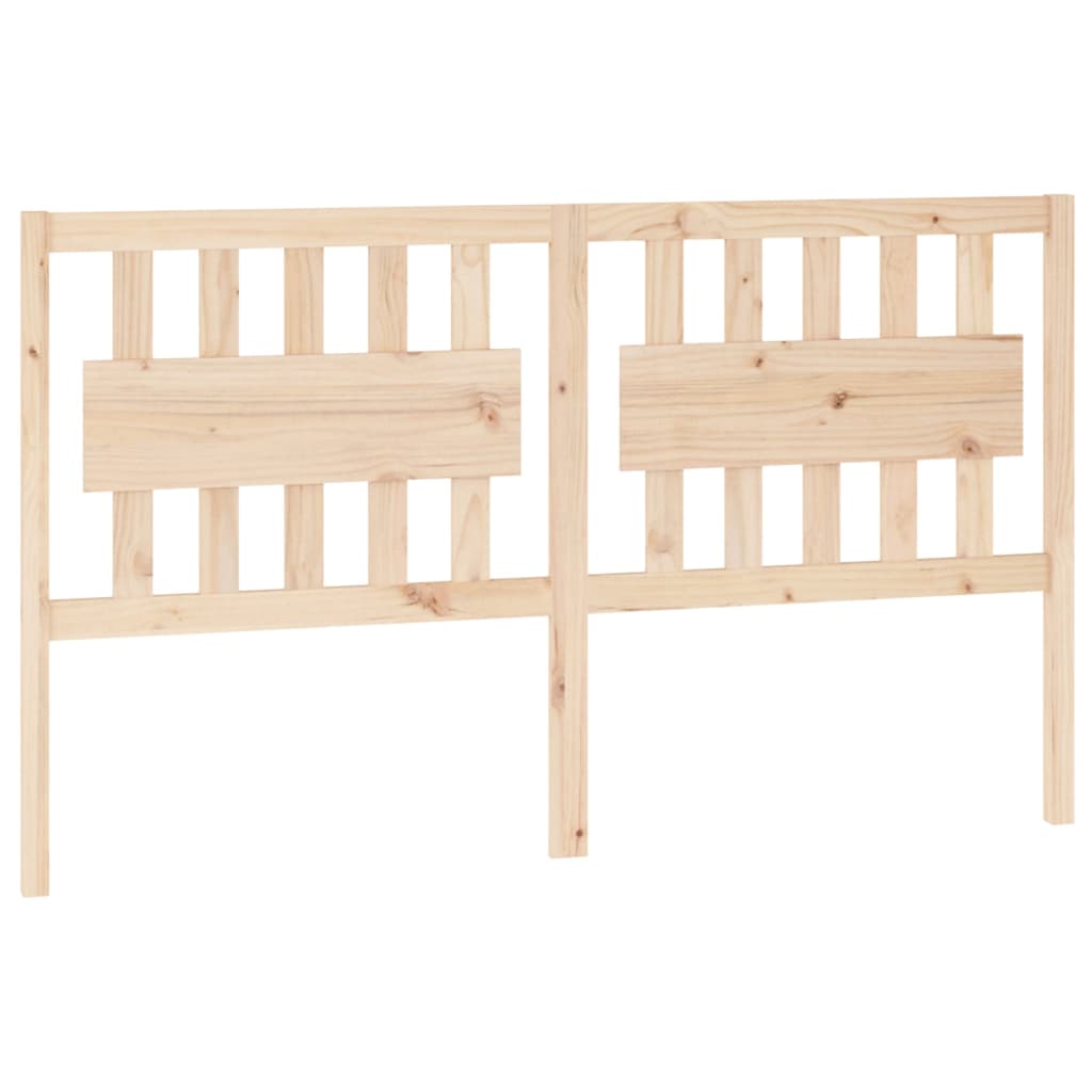sengegavl 155,5x4x100 cm massivt fyrretræ