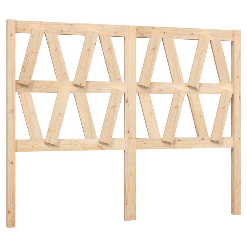 sengegærde 126x4x100 cm massivt fyrretræ