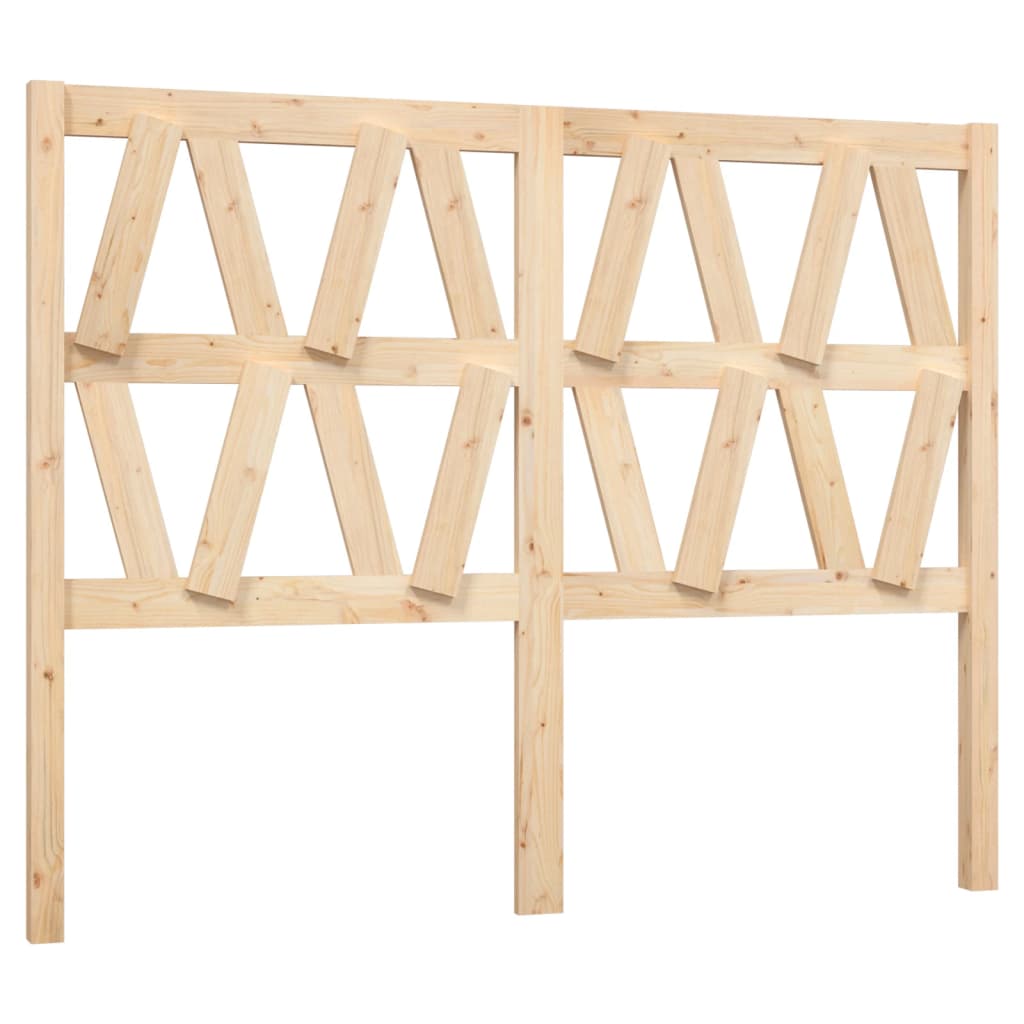 sengegærde 146x4x100 cm massivt fyrretræ