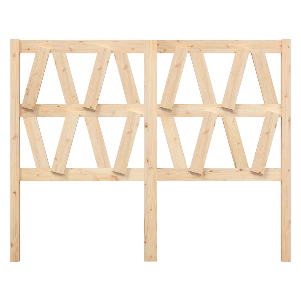 sengegærde 146x4x100 cm massivt fyrretræ