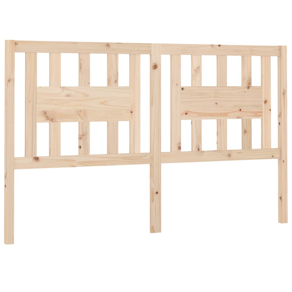 sengegærde 166x4x100 cm massivt fyrretræ