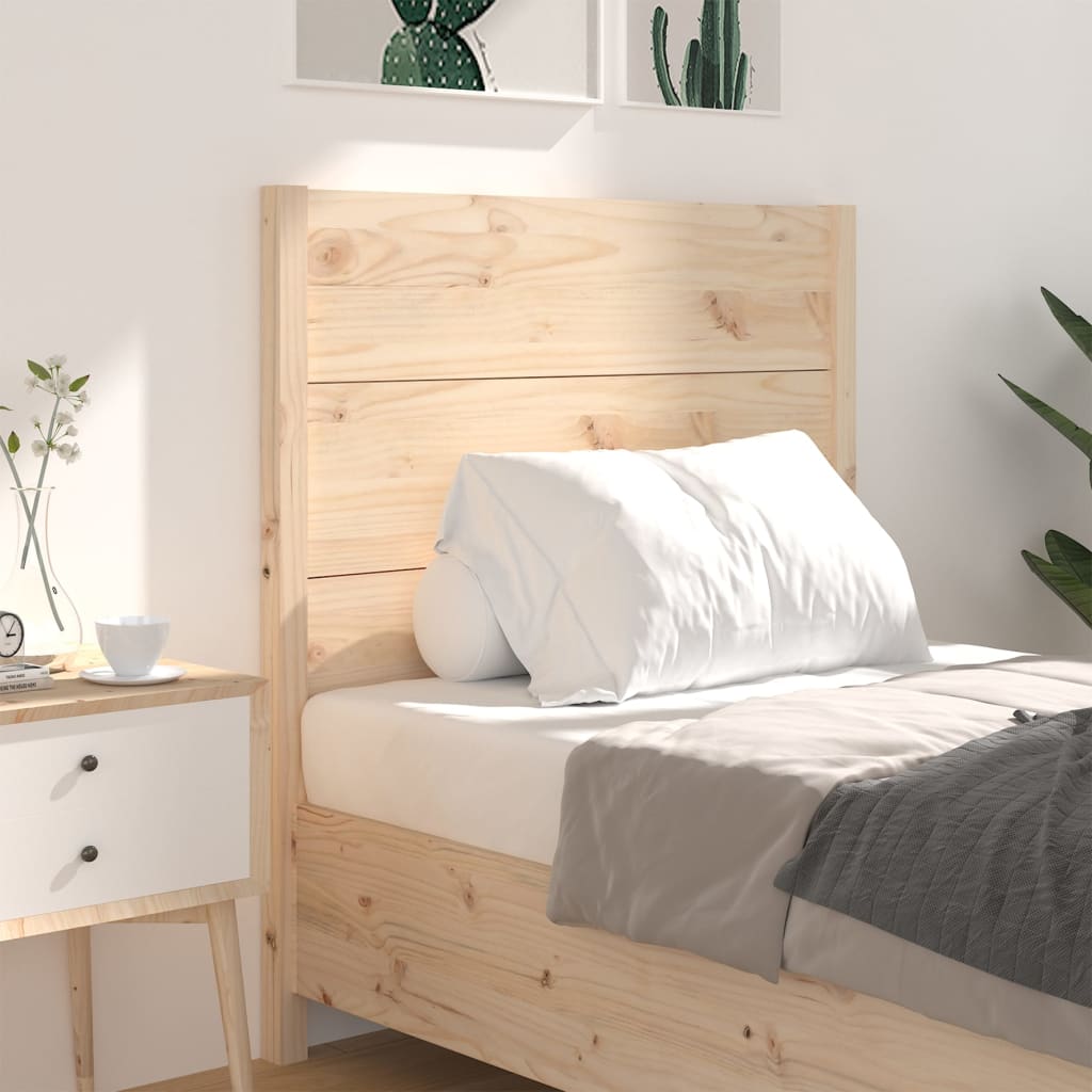 sengegærde 81x4x100 cm massivt fyrretræ