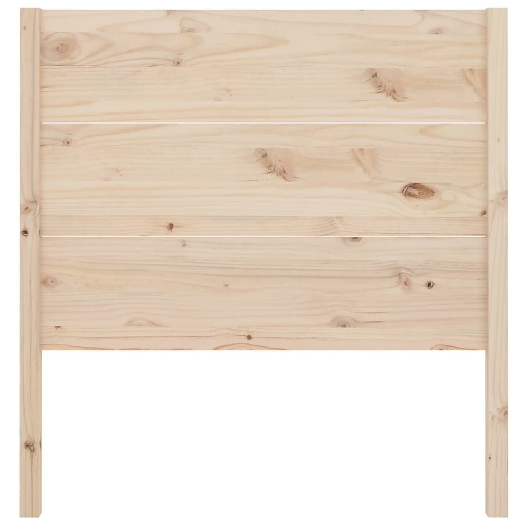 sengegærde 81x4x100 cm massivt fyrretræ