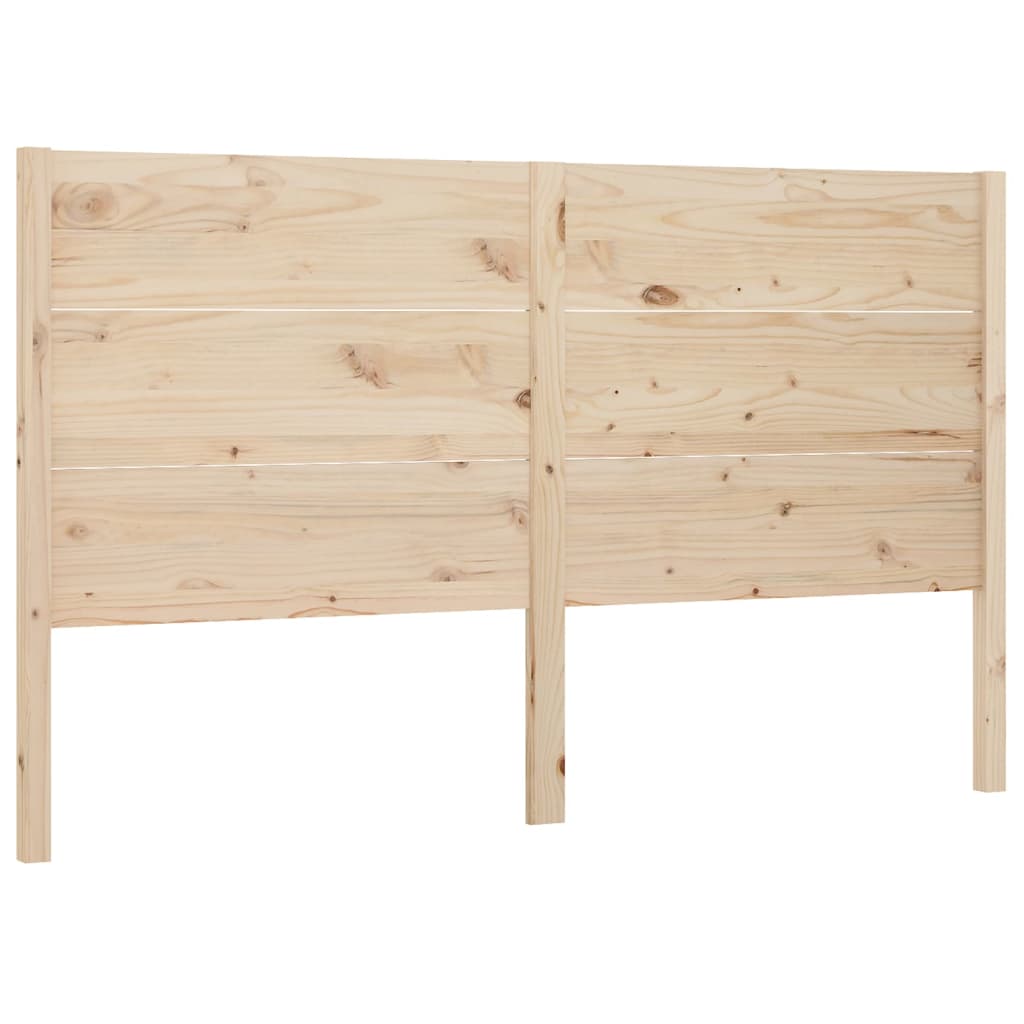 sengegærde 141x4x100 cm massivt fyrretræ