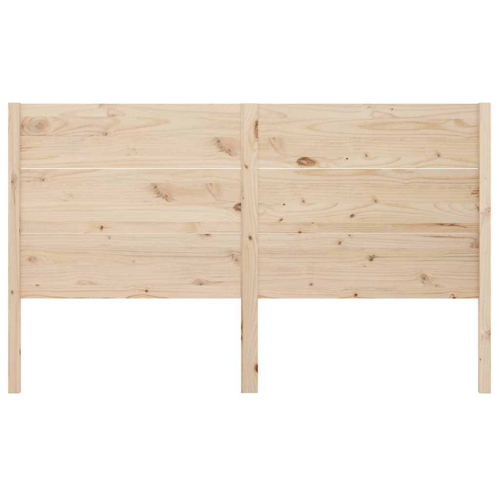 sengegærde 141x4x100 cm massivt fyrretræ