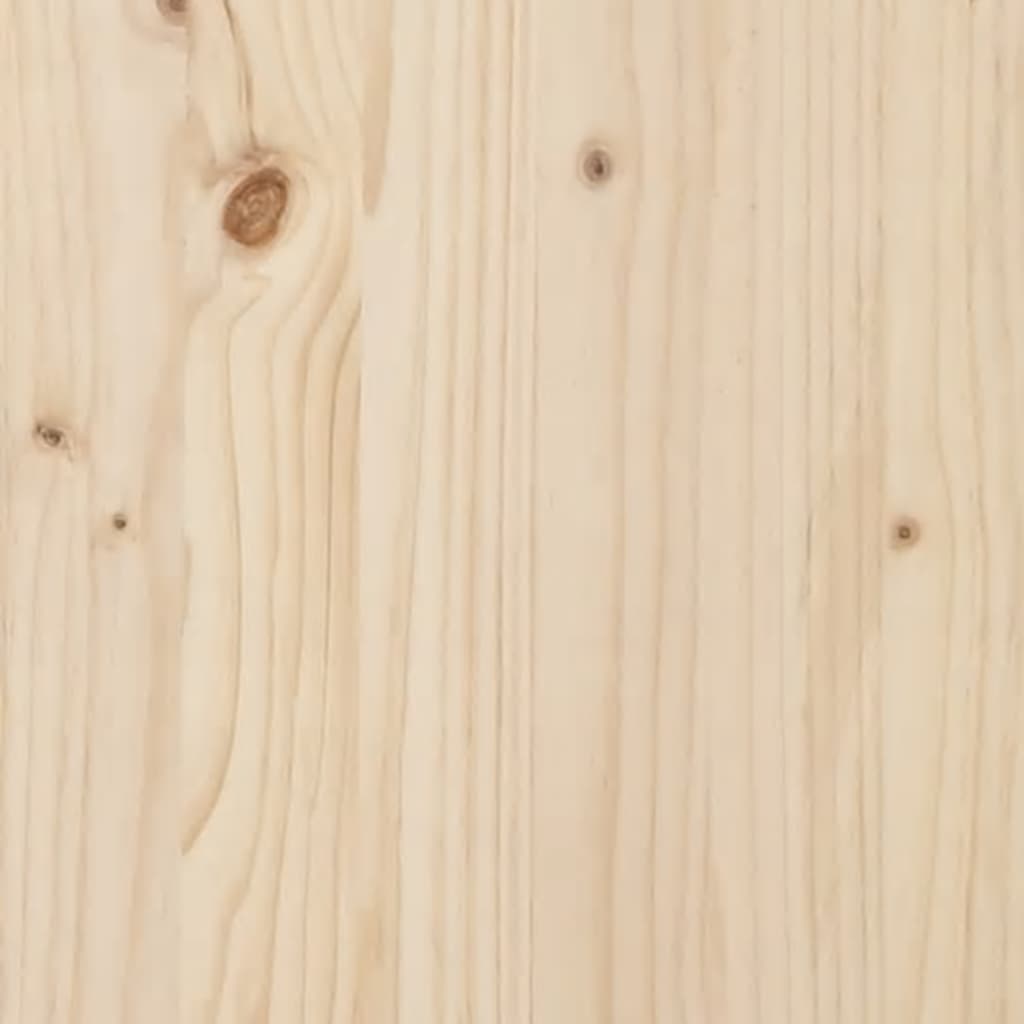 sengegærde 96x4x100 cm massivt fyrretræ