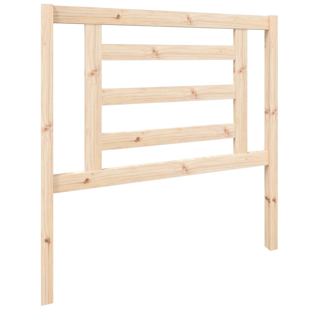 sengegærde 96x4x100 cm massivt fyrretræ