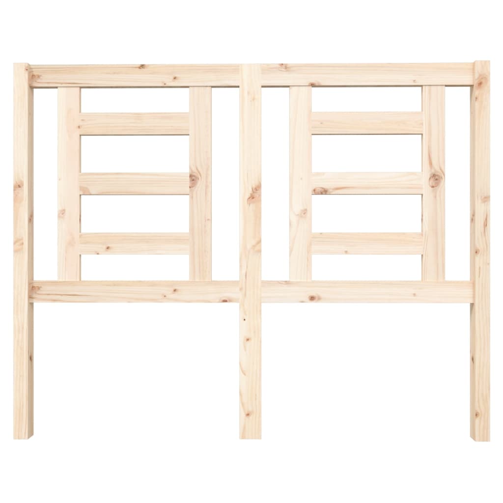 sengegærde 126x4x100 cm massivt fyrretræ