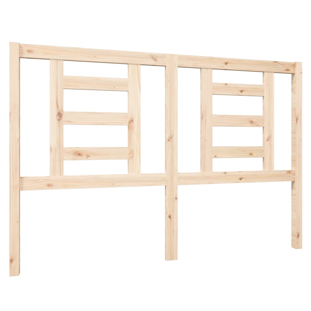 sengegærde 146x4x100 cm massivt fyrretræ