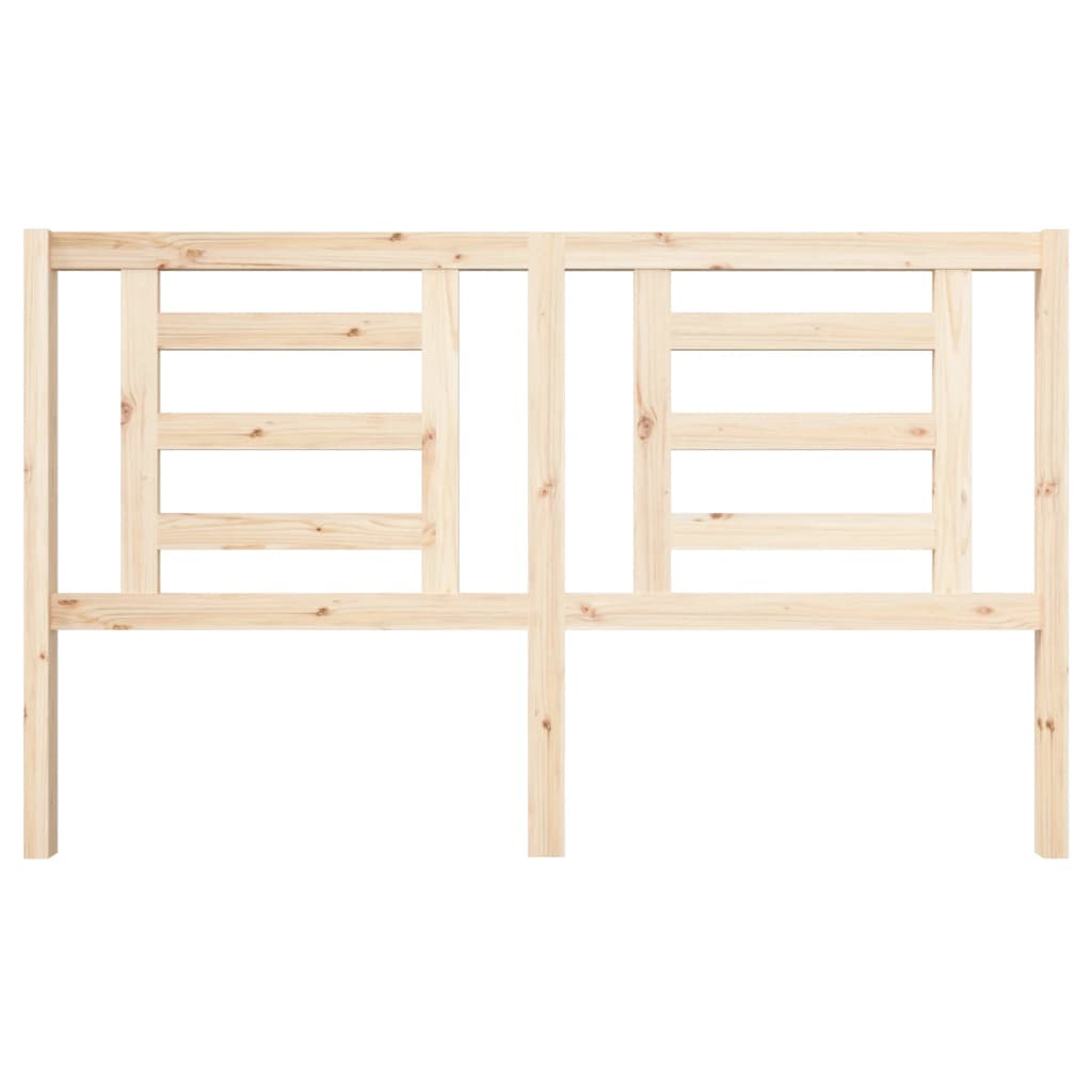 sengegærde 166x4x100 cm massivt fyrretræ