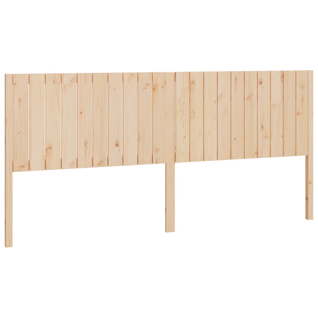 sengegavl 205,5x4x100 cm massivt fyrretræ