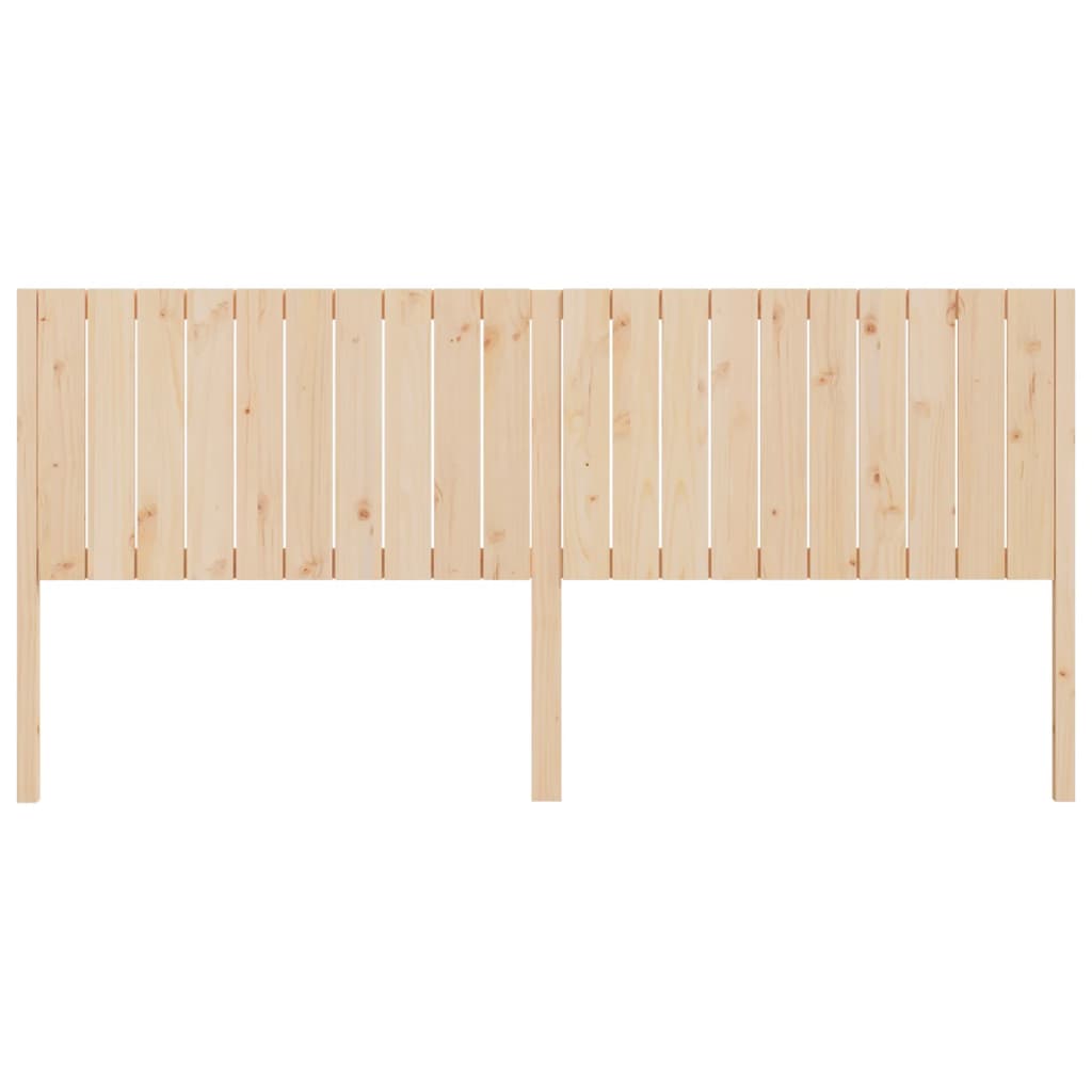 sengegavl 205,5x4x100 cm massivt fyrretræ