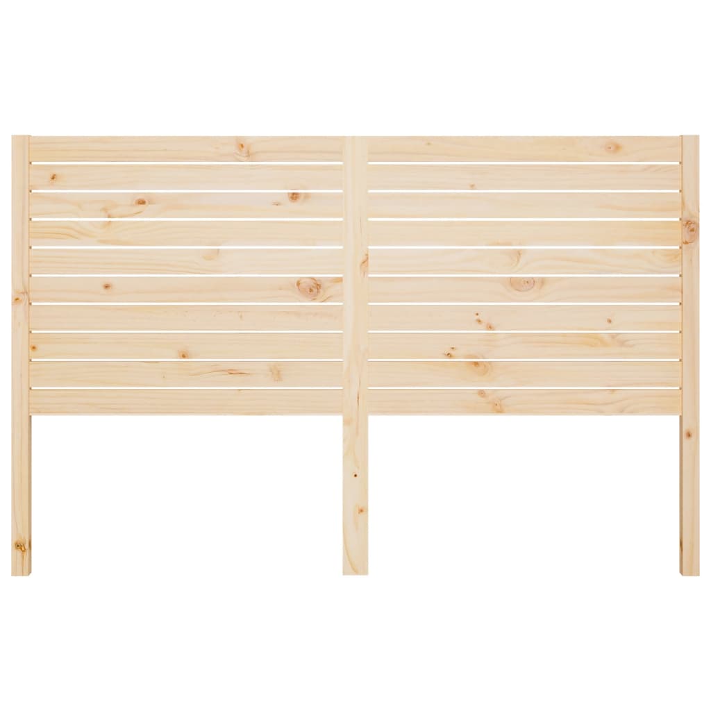 sengegærde 141x4x100 cm massivt fyrretræ