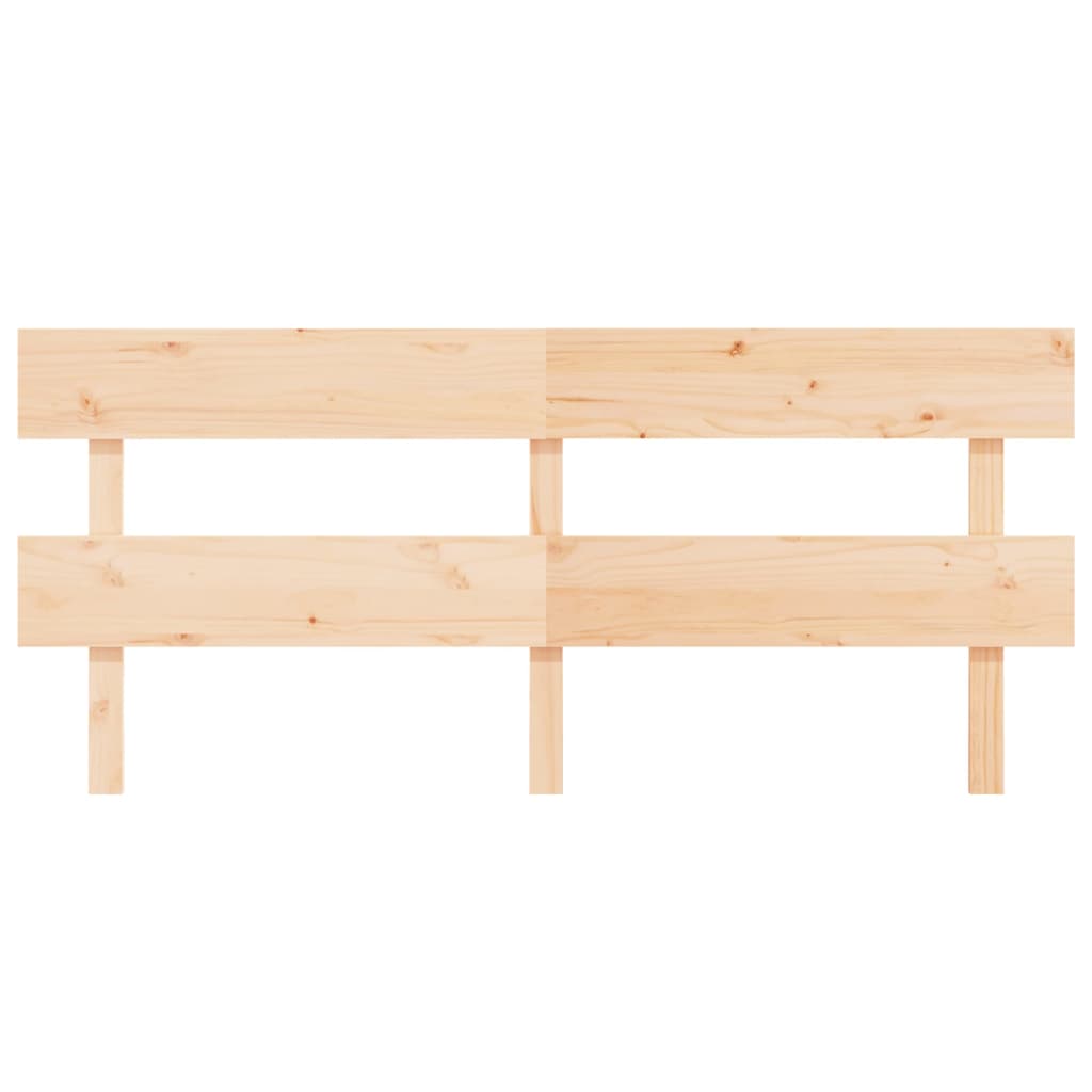 sengegærde 204x3x81 cm massivt fyrretræ