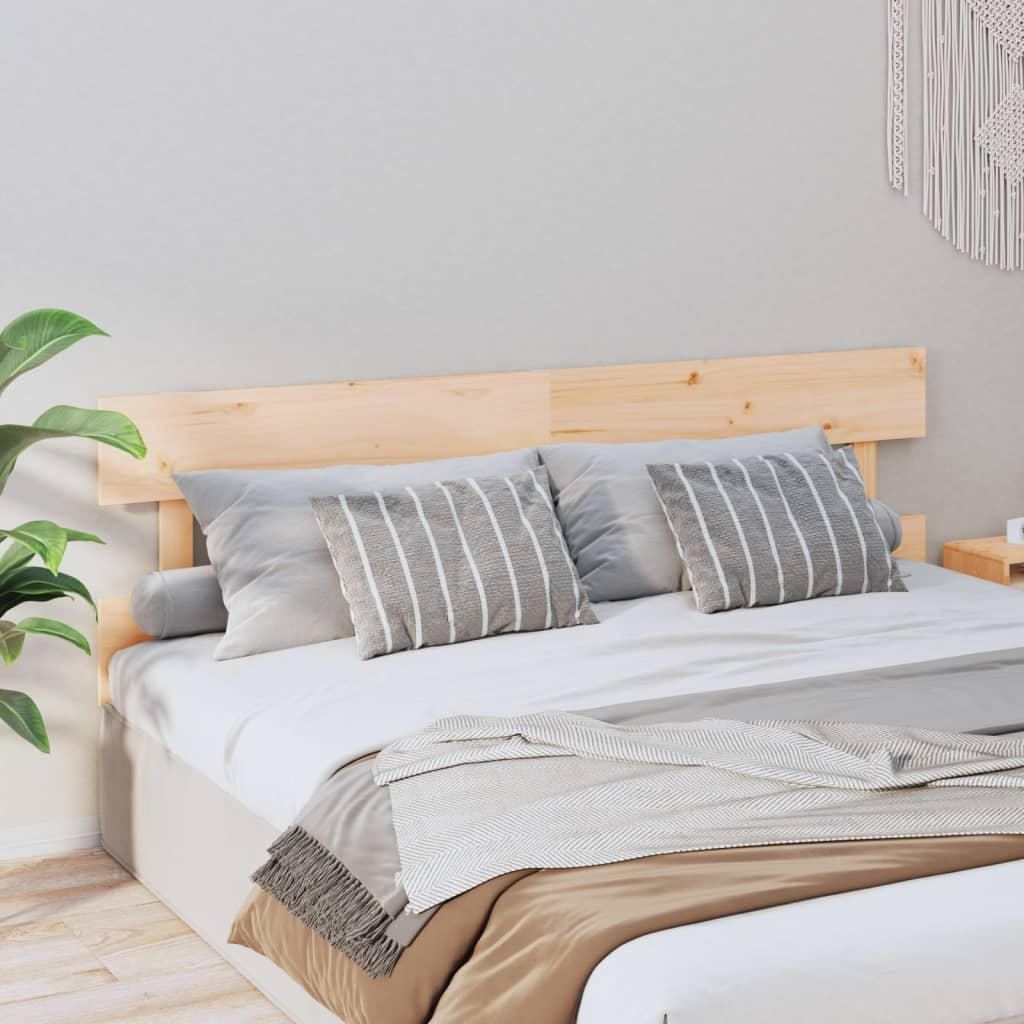 sengegærde 204x3x81 cm massivt fyrretræ