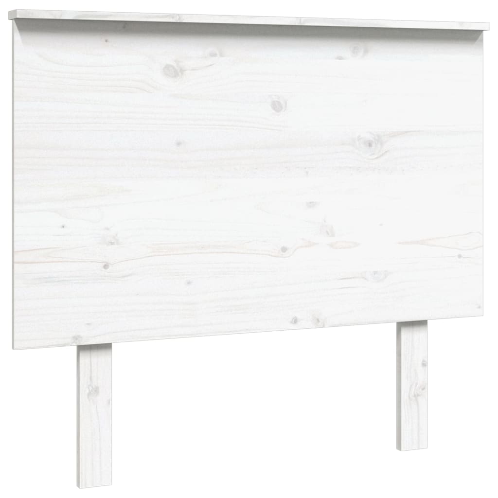 sengegærde 94x6x82,5 cm massivt fyrretræ hvid