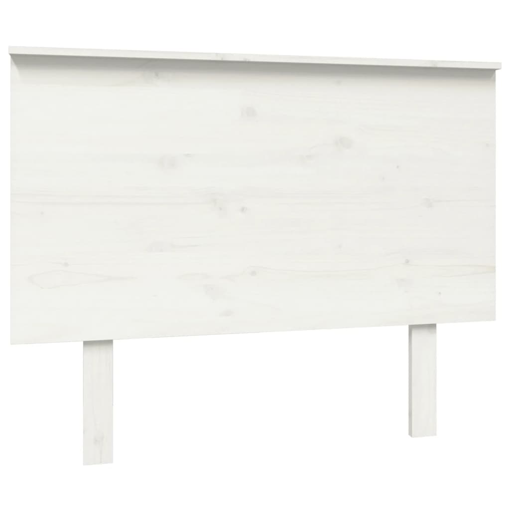sengegærde 104x6x82,5 cm massivt fyrretræ hvid