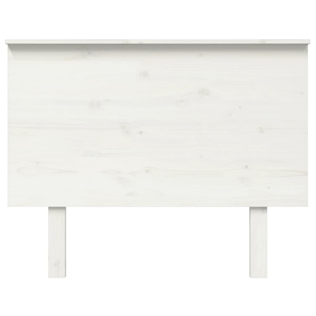 sengegærde 104x6x82,5 cm massivt fyrretræ hvid