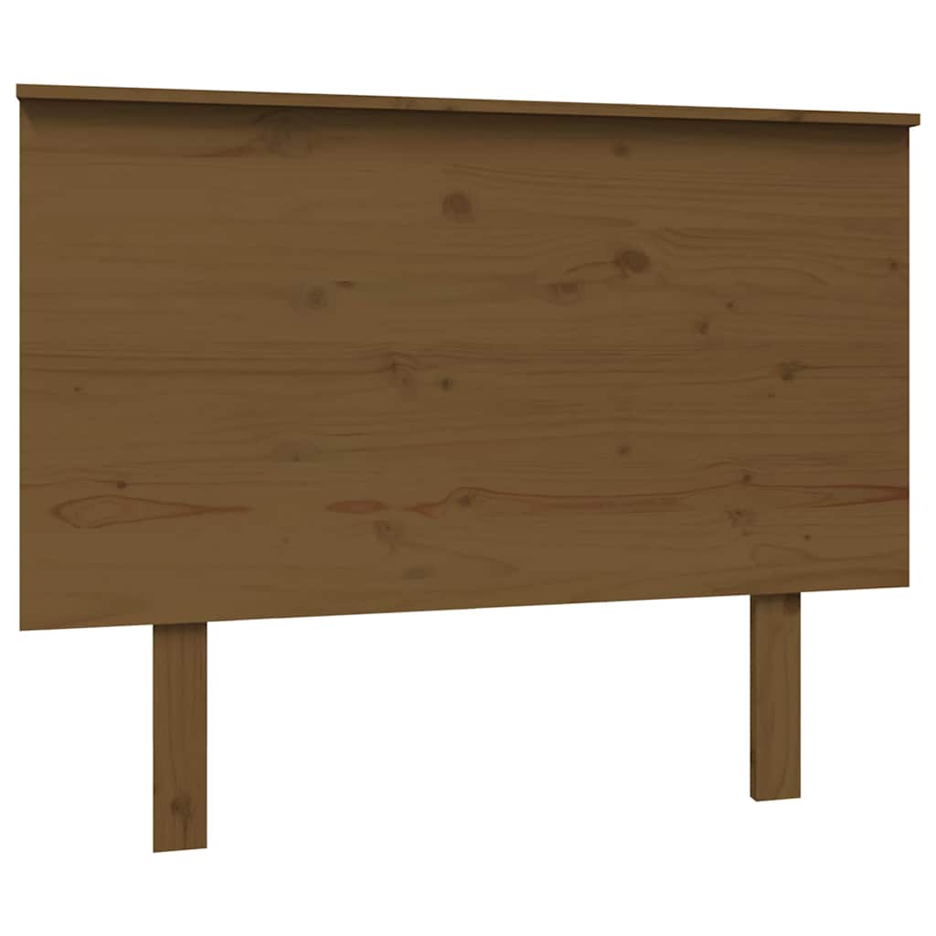 sengegærde 104x6x82,5 cm massivt fyrretræ gyldenbrun