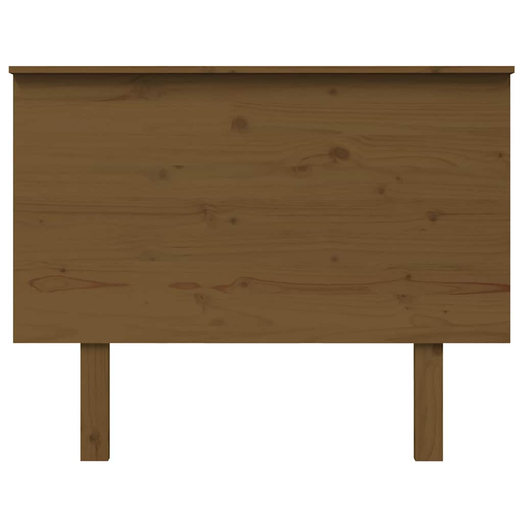 sengegærde 104x6x82,5 cm massivt fyrretræ gyldenbrun