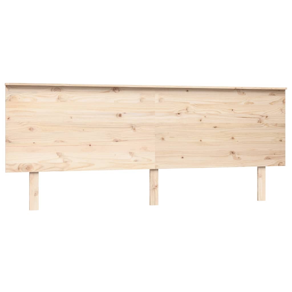 sengegærde 204x6x82,5 cm massivt fyrretræ