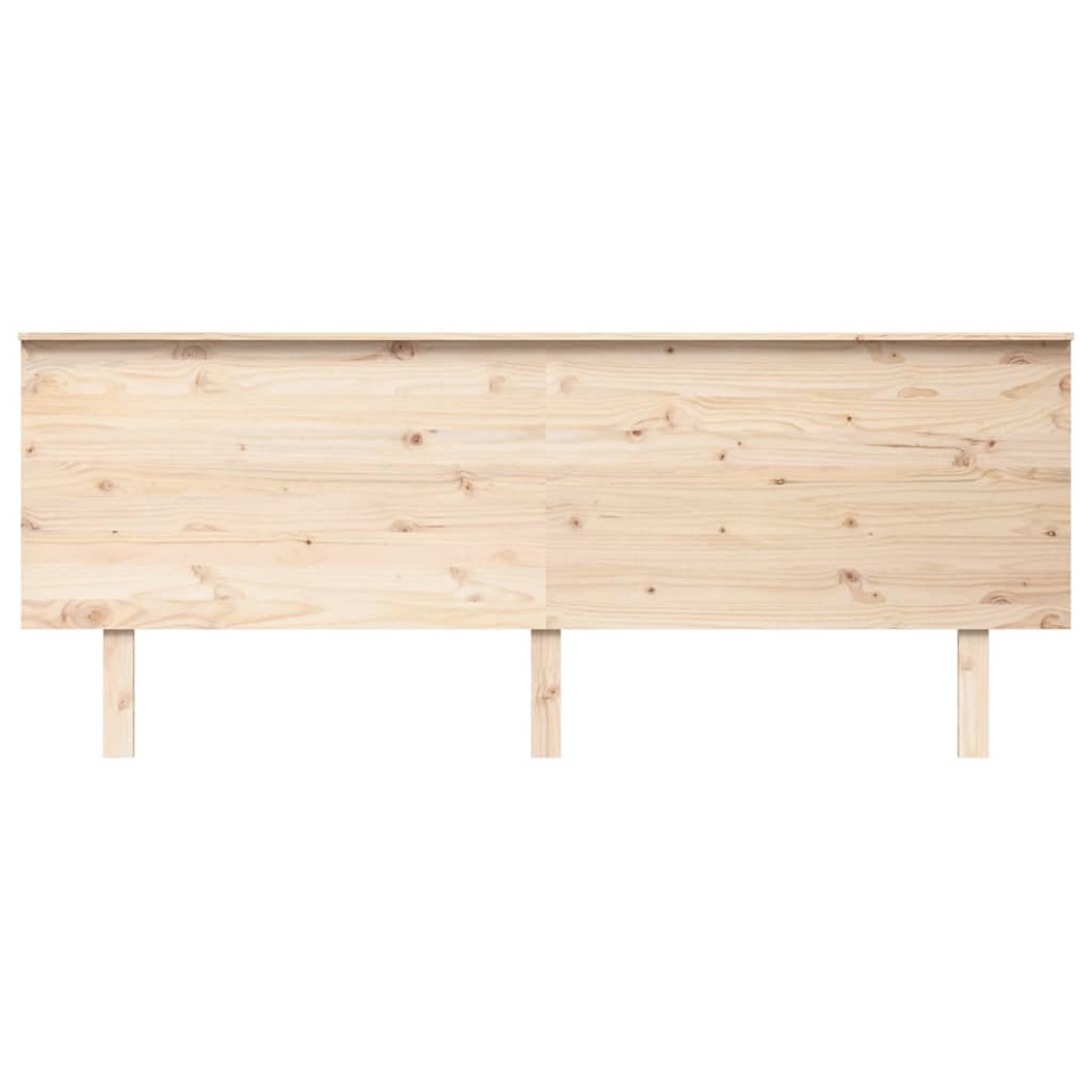sengegærde 204x6x82,5 cm massivt fyrretræ