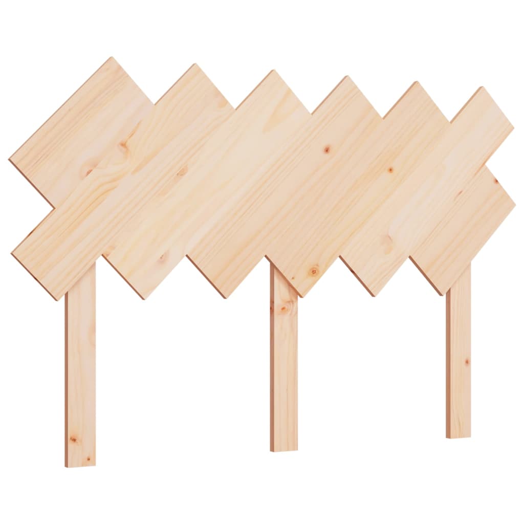 sengegærde 122,5x3x80,5 cm massivt fyrretræ