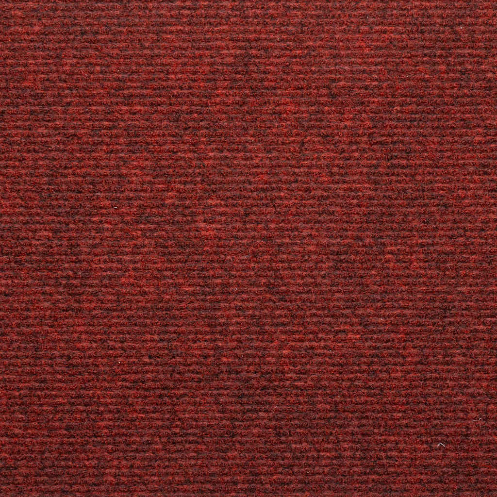 selvklæbende trappemåtter 15 stk. 65x24,5x3,5 cm rød