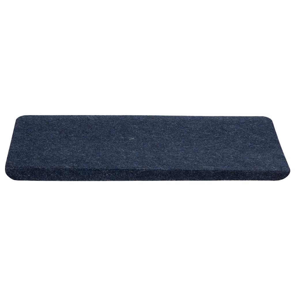 selvklæbende trappemåtter 15 stk. 65x24,5x3,5 cm blå