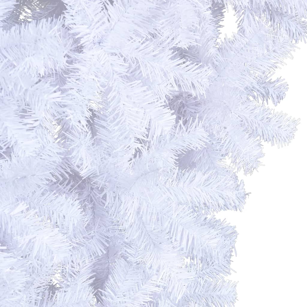 kunstigt omvendt juletræ med juletræsfod 120 cm hvid