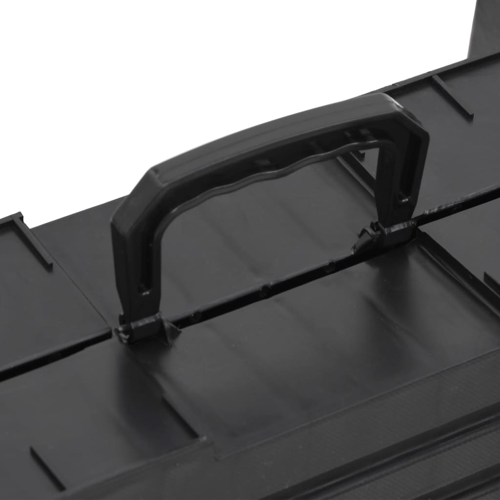 foldbar hunderampe 153x40x12,5 cm plastik sort