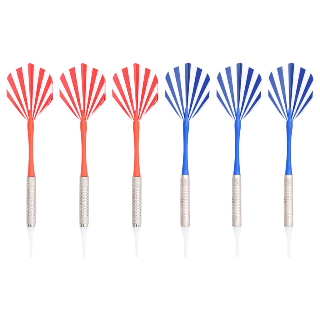 elektronisk dartskive med dartpile polypropylen sort