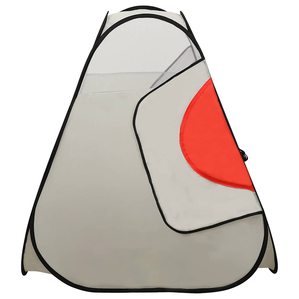 legetelt til børn 174x86x101 cm 250 bolde elefant grå