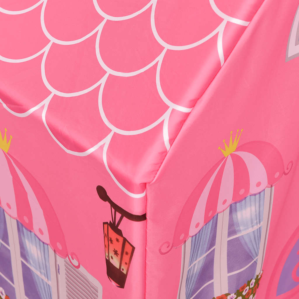 legetelt til børn 69x94x104 cm med 250 bolde pink