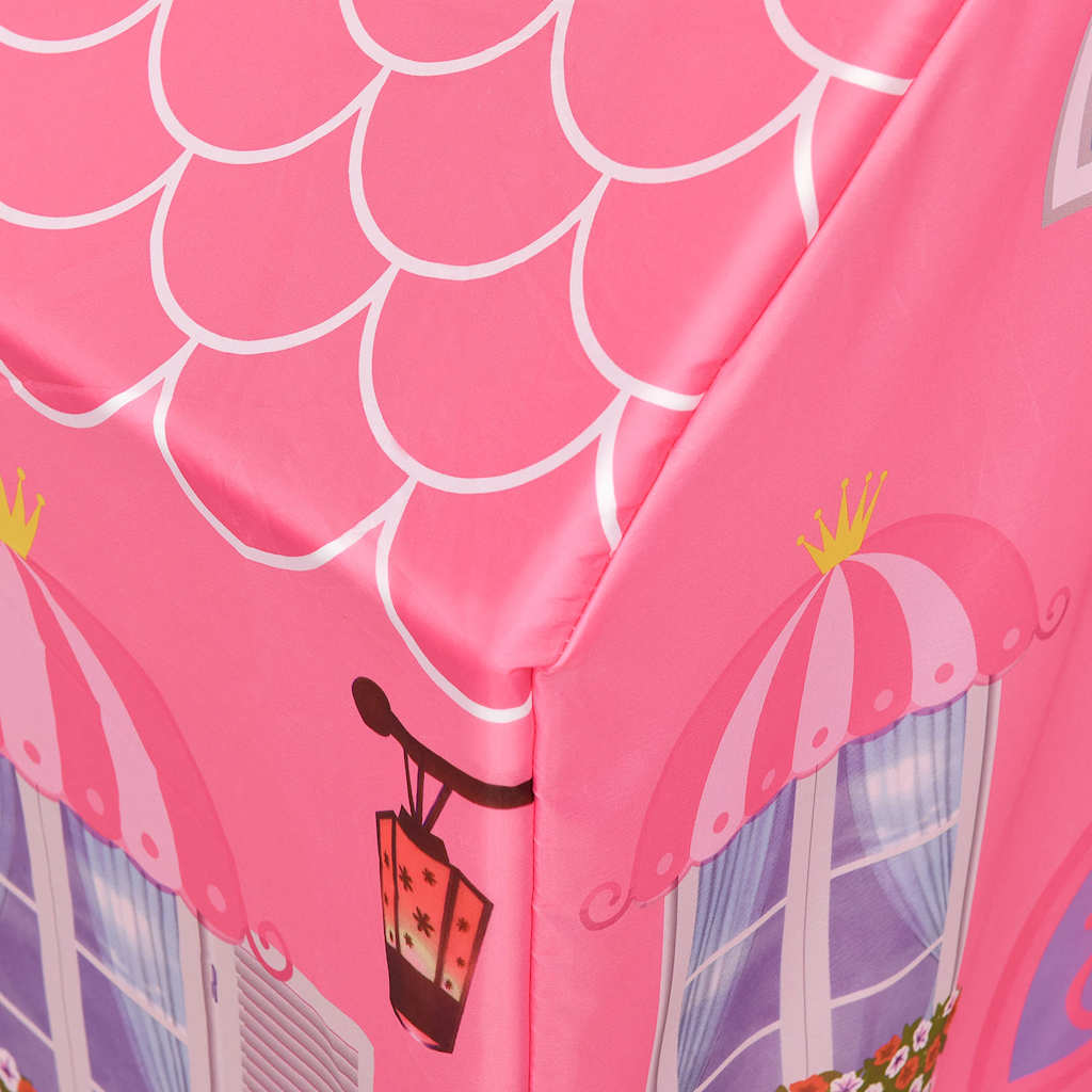 legetelt til børn 69x94x104 cm med 250 bolde pink