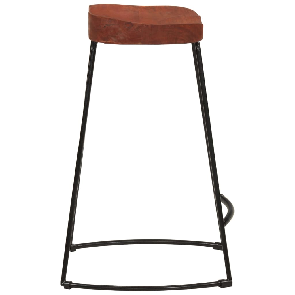 Gavin-barstole 2 stk. 45x40x63 cm massivt mangotræ