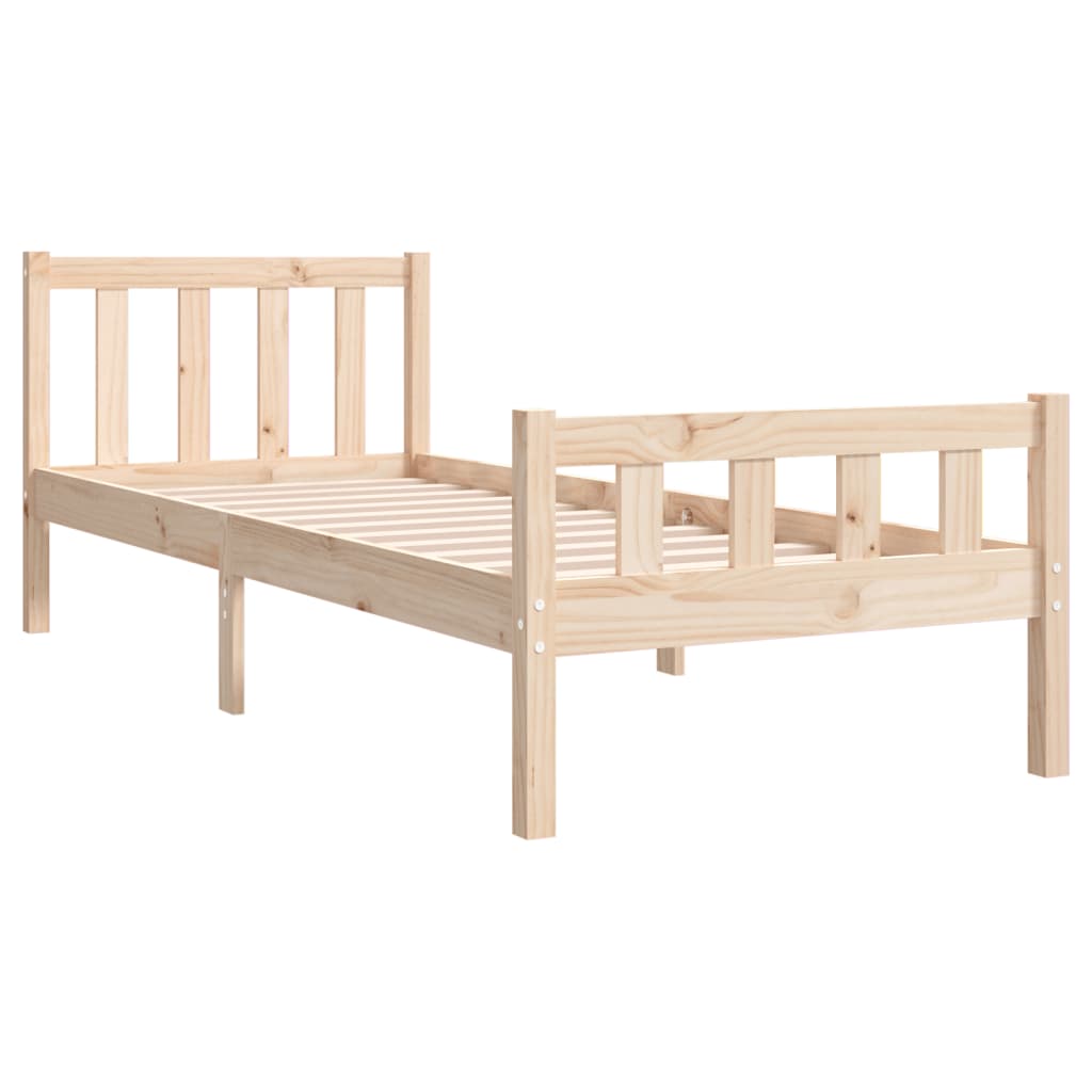 sengeramme 75x190 cm massivt træ