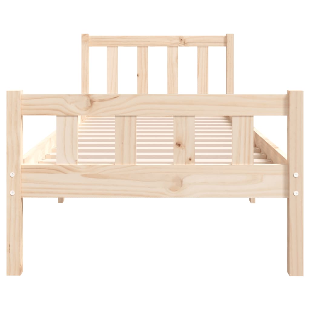 sengeramme 75x190 cm massivt træ