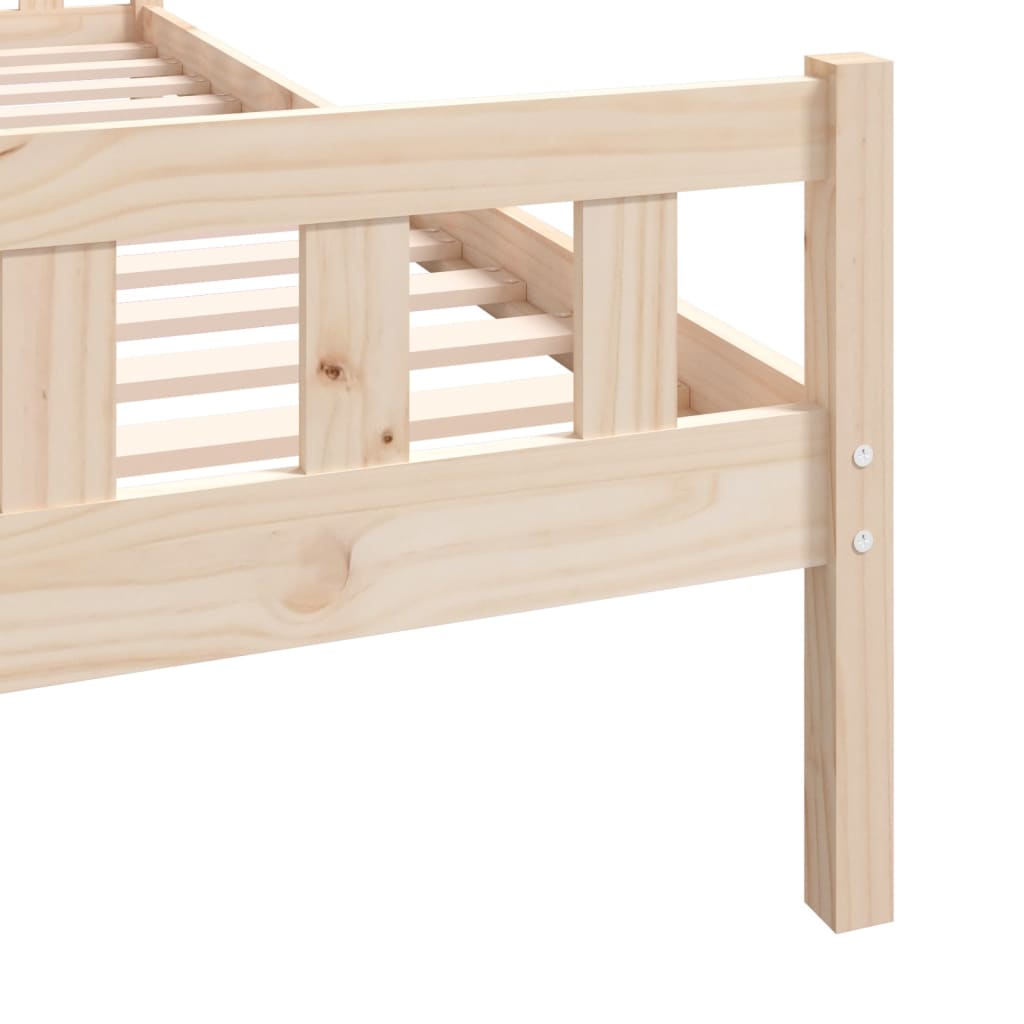 sengeramme 75x190 cm massivt træ