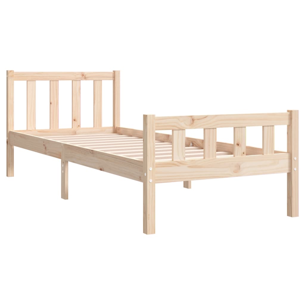 sengeramme 90x190 cm massivt træ