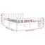 sengeramme 150x200 cm King Size massivt træ gyldenbrun