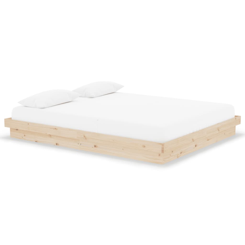 sengeramme uden madras 160x200 cm massivt træ
