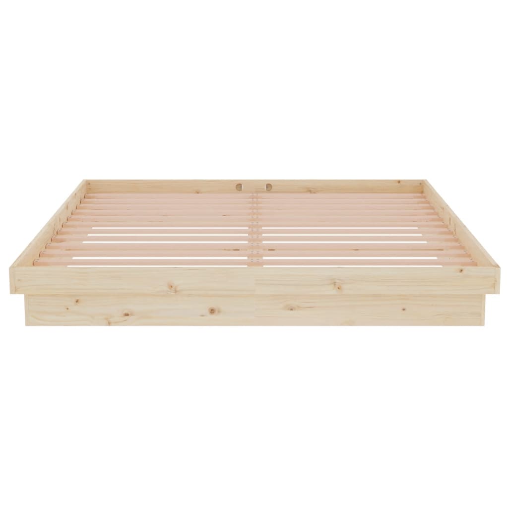 sengeramme uden madras 160x200 cm massivt træ