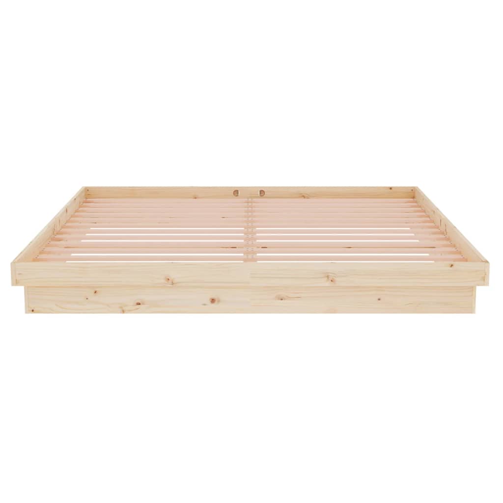 sengeramme 180x200 cm massivt fyrretræ