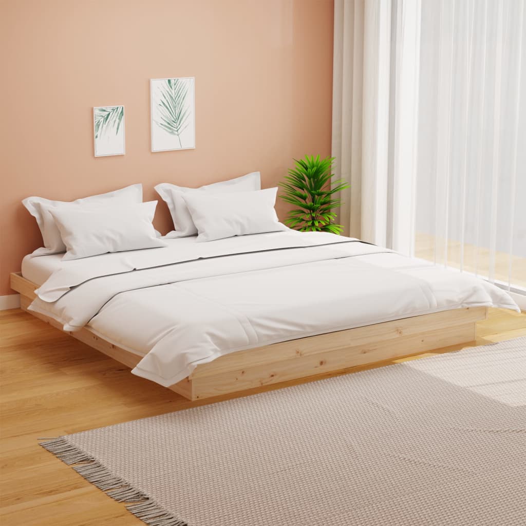 sengeramme 180x200 cm massivt fyrretræ