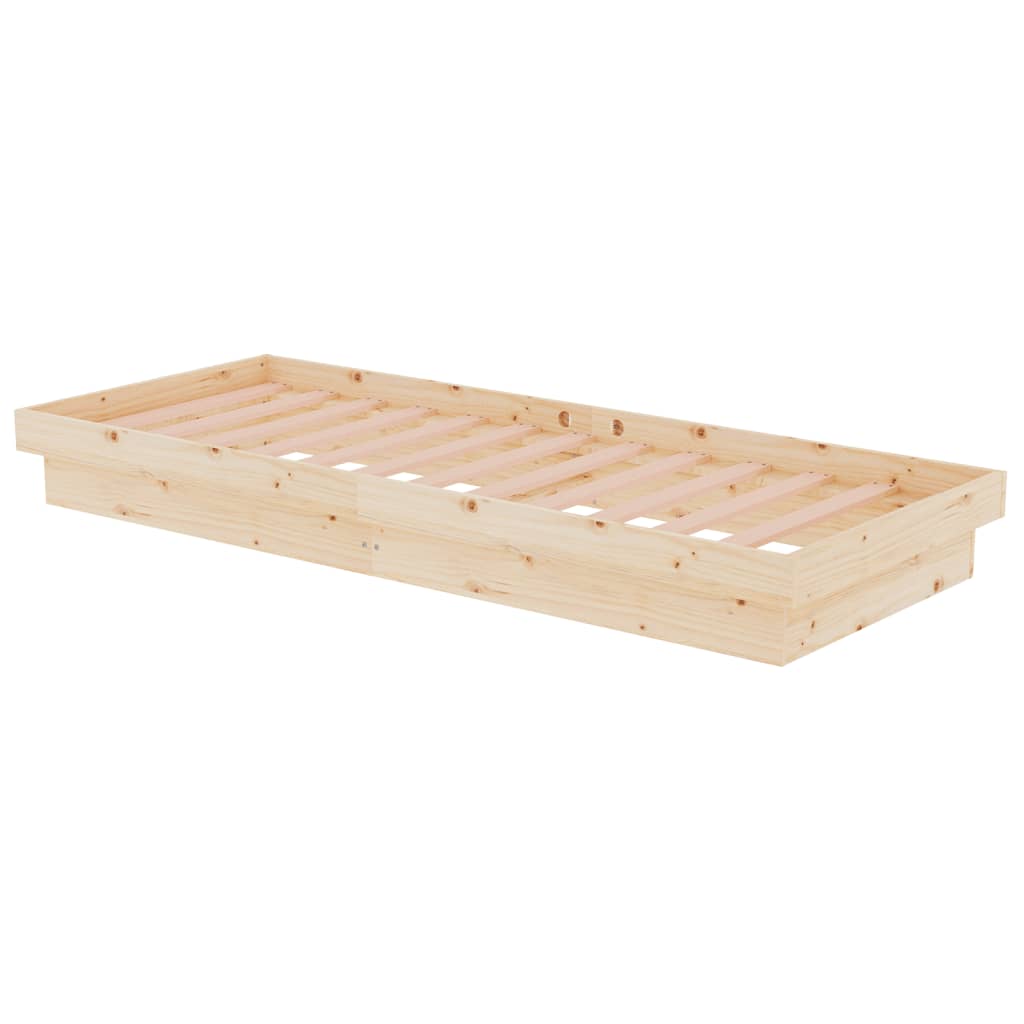 sengeramme 75x190 cm massivt træ