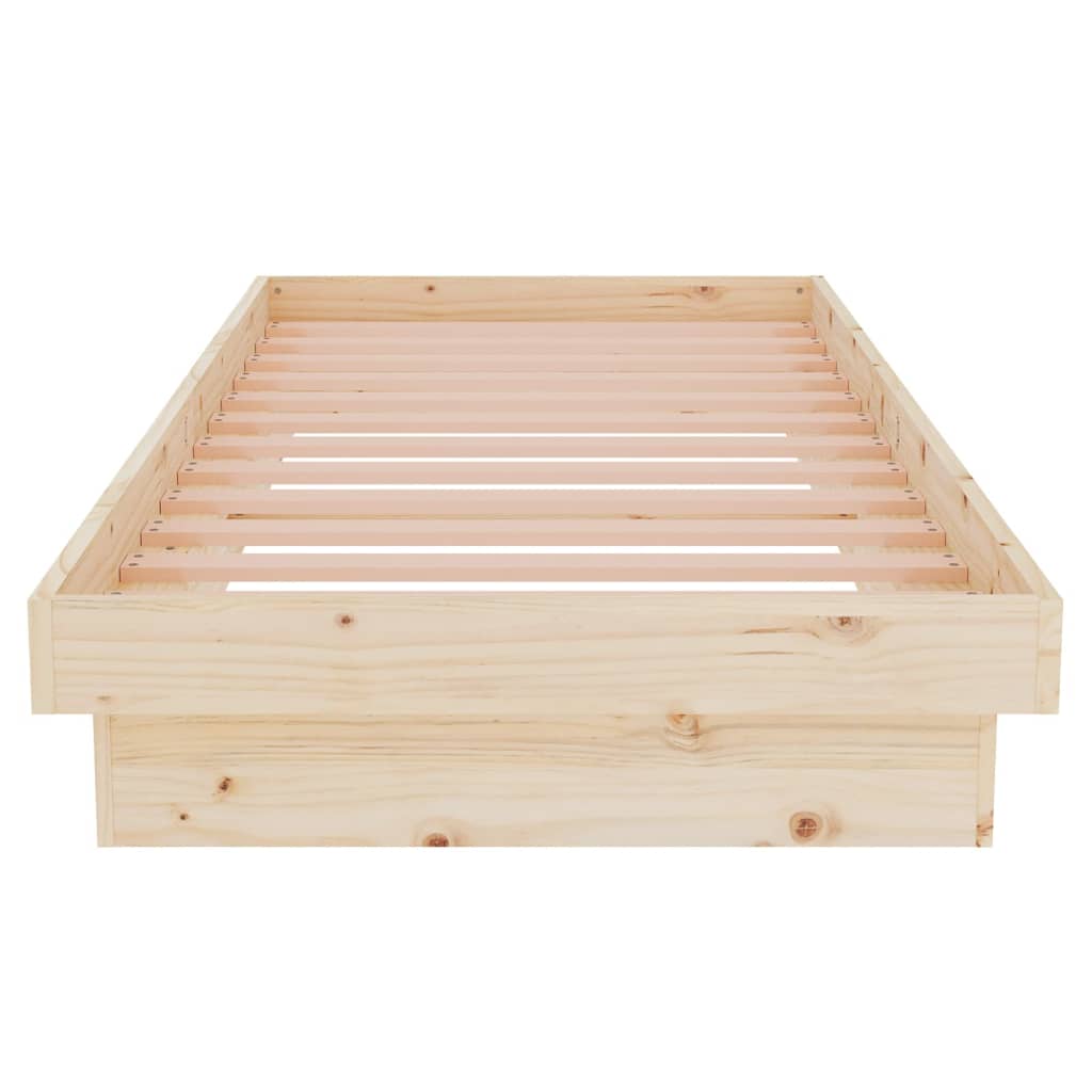 sengeramme 75x190 cm massivt træ